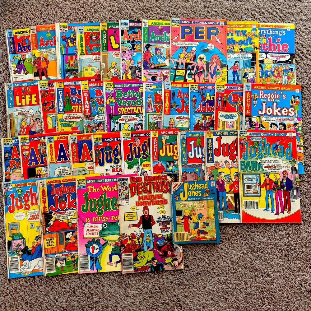Jughead & Archie Vintage Assorted Comic Books